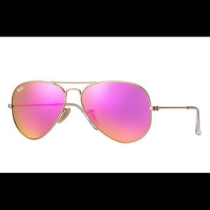 Pink Ray Ban Aviators